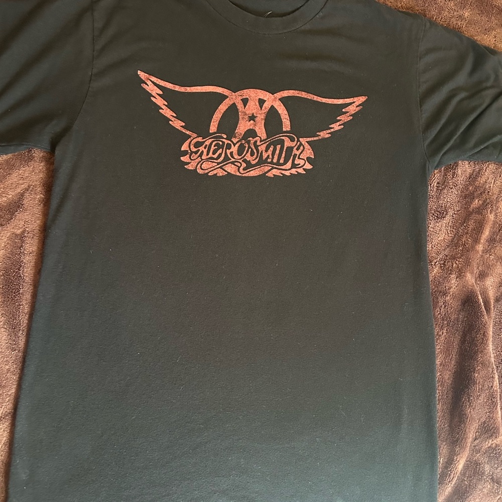 Black Aerosmith Graphic Tee